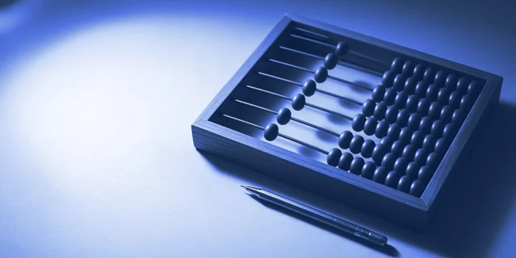 A wooden abacus with some beads moved across, for what AI spreadsheet evaluation jobs involve